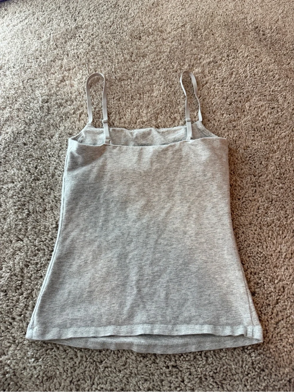 SKIMS Women's Light Gray Slim Fit Cami with Adjustable Straps - Picture 4 of 4